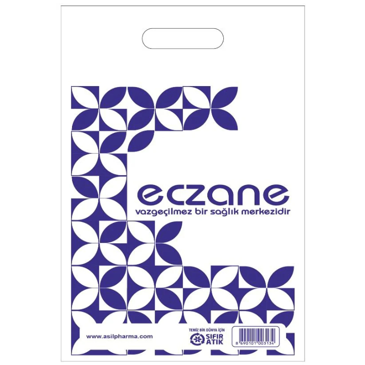 Orta Boy El Geçme Eczane Poşeti (24X32,5)-1200 ADET