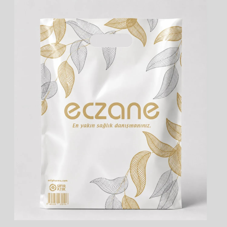 Orta Boy El Geçme Eczane Poşeti ( 22X32) – 1200 Adet ( Kozmetik Grubu )