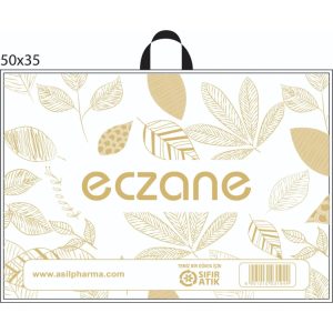 Kulplu Eczane Poşeti 50x35x5 - 30 Adet