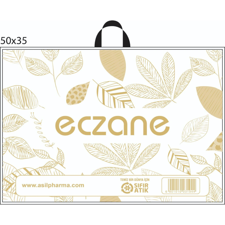 Kulplu Eczane Poşeti 50x35x5 – 30 Adet