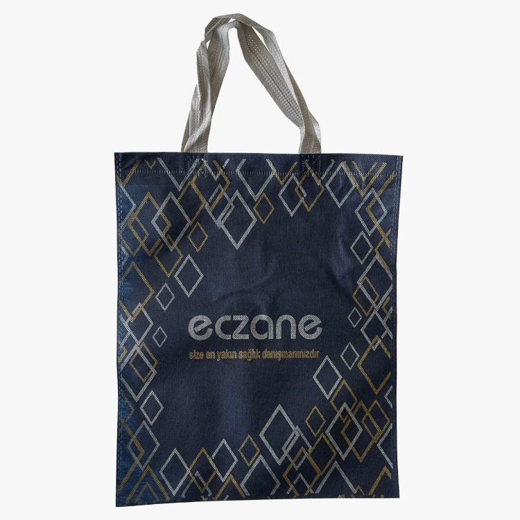 Kulplu Körüklü Eczane Bez Çantası / 30×37 cm / 100 Adet